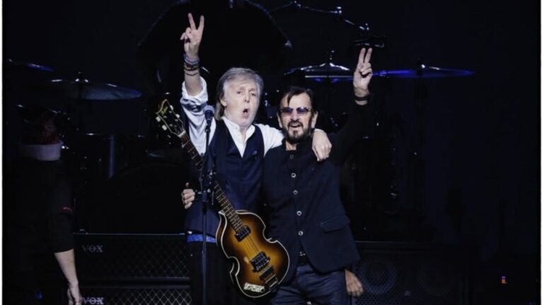 Paul McCartney cerró su gira y compartió escenario con Ringo Starr y Ron Wood