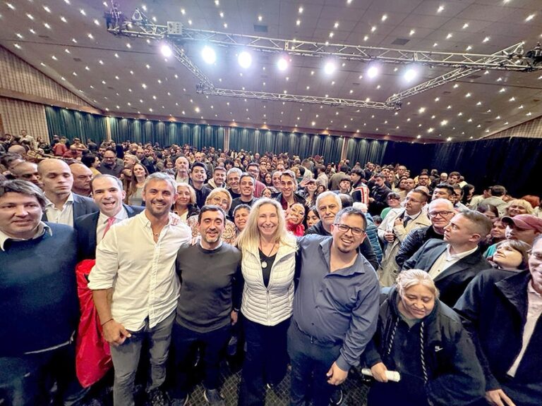 Karina Milei lideró un acto en Ushuaia