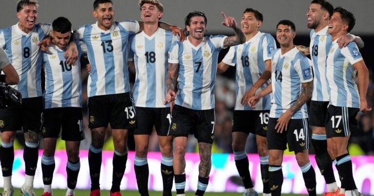 Video: el festejo de los jugadores de la Selección Argentina tras el triunfazo ante Brasil