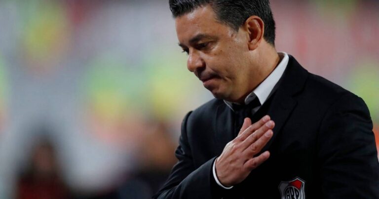 Gallardo anunció, con tristeza, que se va de River