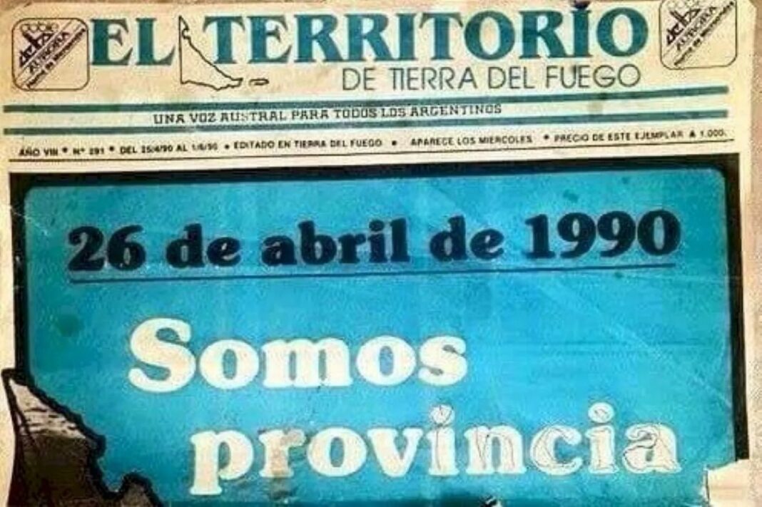 Celebración del 36 aniversario de la provincialización de Tierra del Fuego