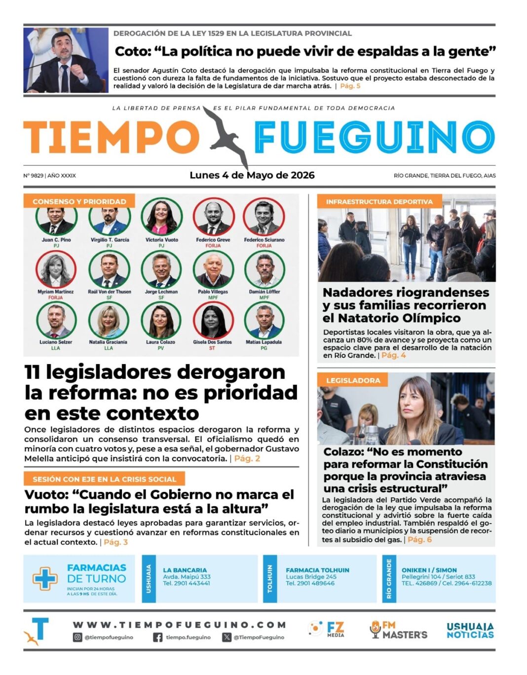 Tiempo Fueguino: 37 años de información plural en Tierra del Fuego