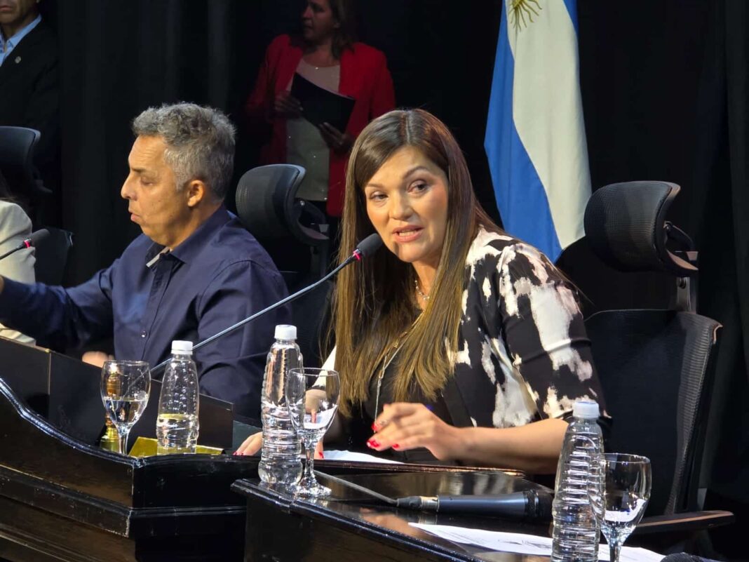 Guadalupe Zamora, presidenta del Concejo Deliberante de Río Grande, en una entrevista radial